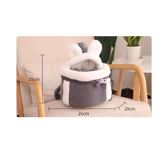 Sangle de Transport pour Chat en Peluche Douce - Confortable et Design Mignon