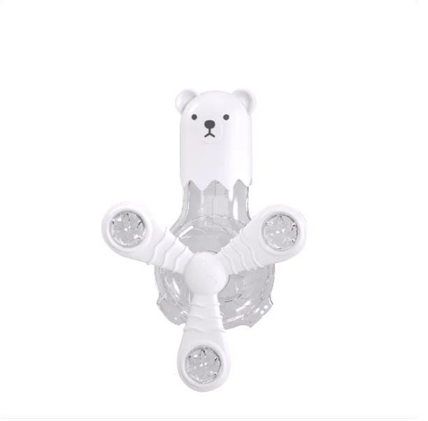 Jouets Interactifs pour Animaux de Compagnie - Distributeur de Nourriture en Forme D' Ours avec Bras Rotatifs