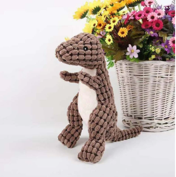 Dinosaurie En Peluche Ultra-doux Pour Animaux De Compagnie