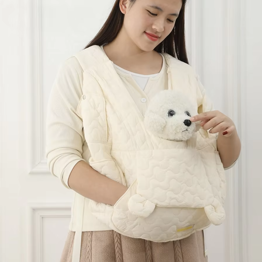 Veste de Transport pour Animaux de Compagnie - Sac à Dos Confortable et Élégant pour Chiens et Chats