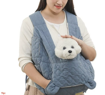 Veste de Transport pour Animaux de Compagnie - Sac à Dos Confortable et Élégant pour Chiens et Chats