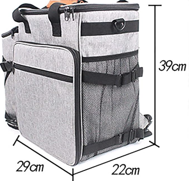 Sac Pour Chien Pratique Pour Les Voyages - Multifonctionnel Avec Des Compartiments Pour Les Jouets Et La Nourriture
