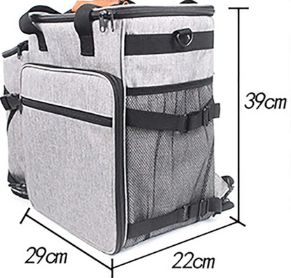 Sac Pour Chien Pratique Pour Les Voyages - Multifonctionnel Avec Des Compartiments Pour Les Jouets Et La Nourriture