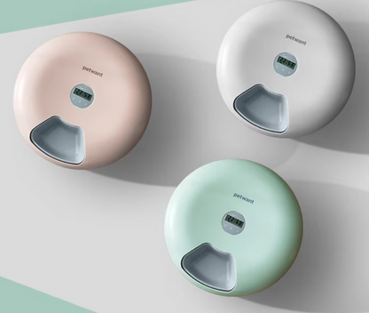 Ecuelle Automatique pour Animaux Domestiques - Distributeur Numérique de Nourriture en Différentes Couleurs