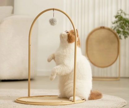 Arbre à Chat au Design Moderne - Jouet en Sisal pour le Soin des Griffes des Chats