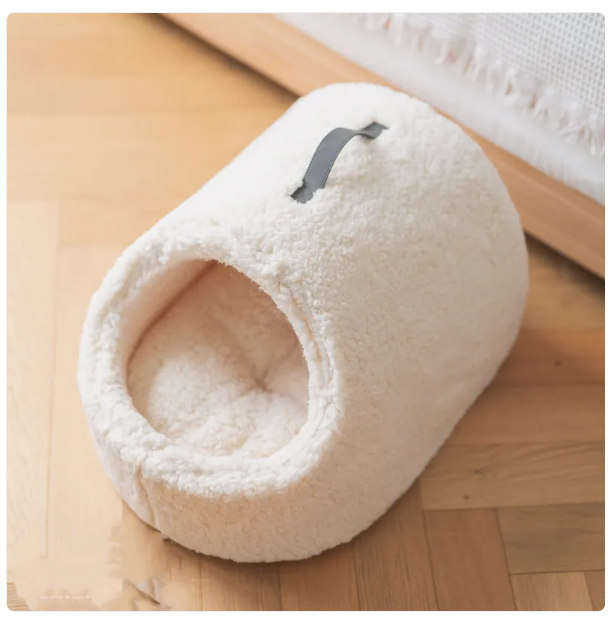 Lit De Maison Pour Chats Avec Bord Moelleux Pour Un Confort Ultime