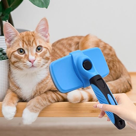 Kit De Toilettage Pour Animaux De Compagnie Avec Coupe-griffes Lime Et Brosse Autonettoyante