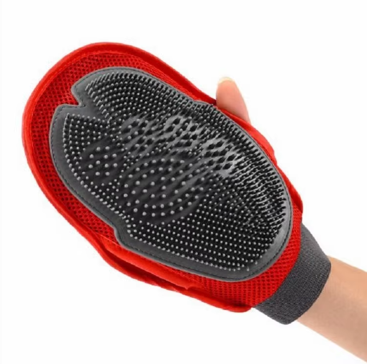Gant de Bain pour Chien - Brosse de Massage et de Pelage pour Chiens pour un Nettoyage et un Soin en Douceur