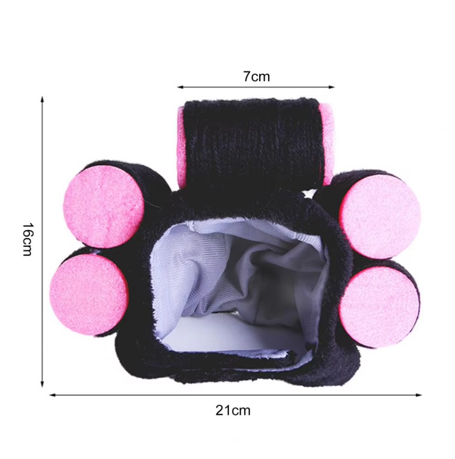 Kit De Toilettage Pour Chats Avec Bigoudis - Matériau Doux Et Facile À Porter