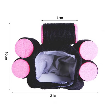 Kit De Toilettage Pour Chats Avec Bigoudis - Matériau Doux Et Facile À Porter