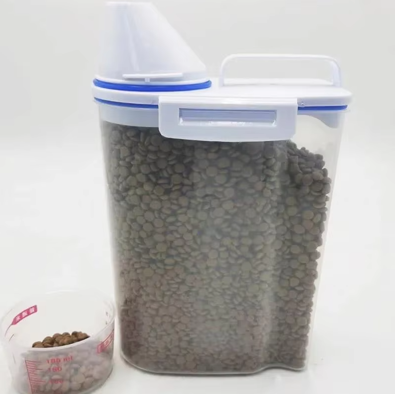 Distributeur Alimentaire pour Animaux de Compagnie avec Gobelet Gradué