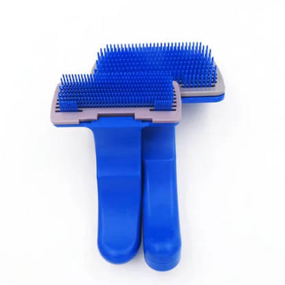 Brosse Autonettoyante pour Animaux de Compagnie avec Poils en Silicone pour un Toilettage sans Effort