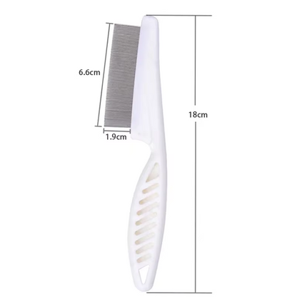 Kit Peigne à Puces pour Animaux de Compagnie - Peigne à Dents Fines pour Chats Chiens