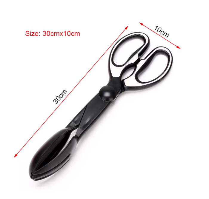 Pince De Cuisine Multifonctionnelle En Forme De Ciseaux Pour Servir Et Saisir Facilement