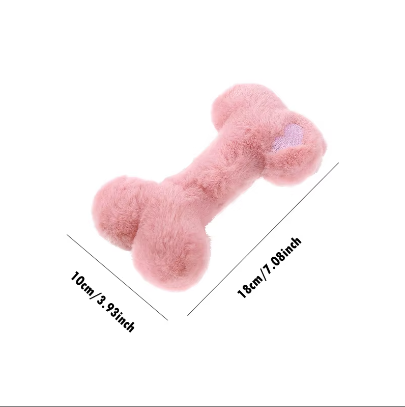 Articles à Mâcher en Peluche pour Chiens - Jouets de Dentition Mous avec Couineur