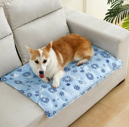 Tapis de Refroidissement pour Chiens et Chats - Tapis Auto-refroidissant pour Animaux Domestiques , pour les Jours Chauds D' Été