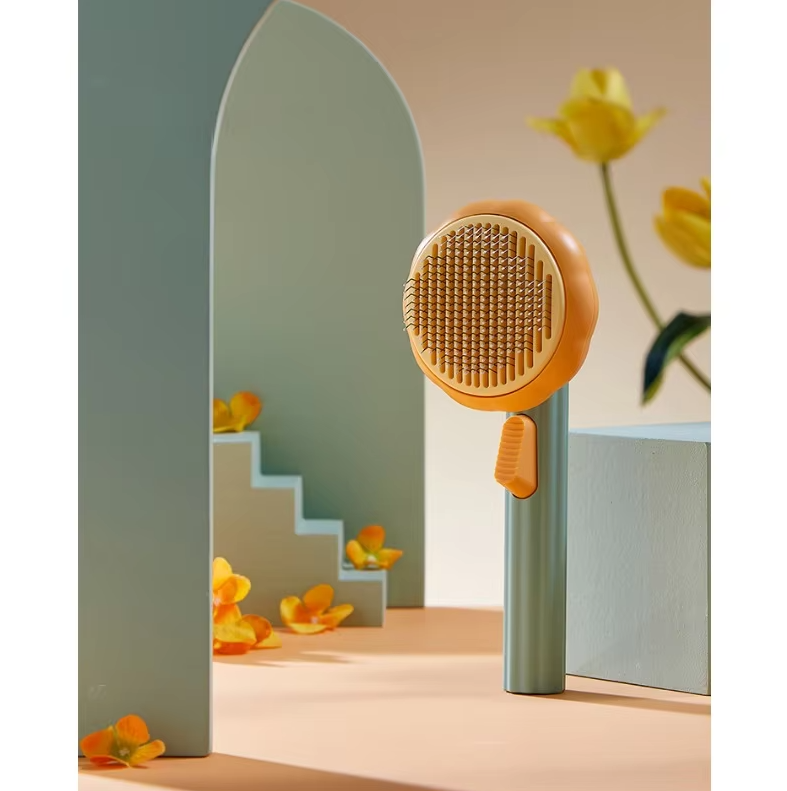 Brosse à Poils pour Chats - Soin Doux pour les Poils de Chats