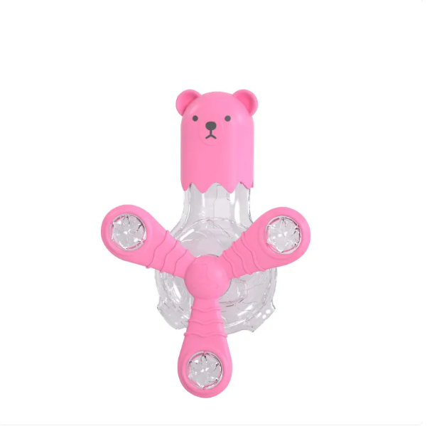 Jouets Interactifs pour Animaux de Compagnie - Distributeur de Nourriture en Forme D' Ours avec Bras Rotatifs