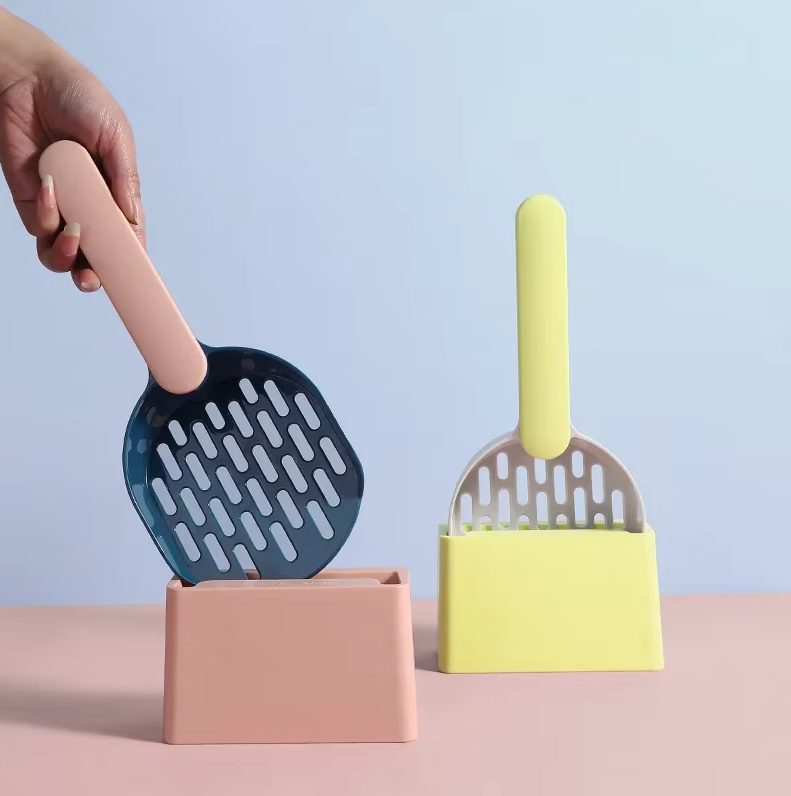 Pelle à Litière avec Support - Pelle à Litière Pratique pour les Chats