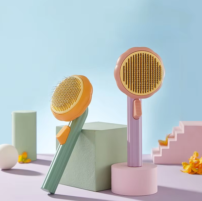 Brosse à Poils pour Chats - Soin Doux pour les Poils de Chats