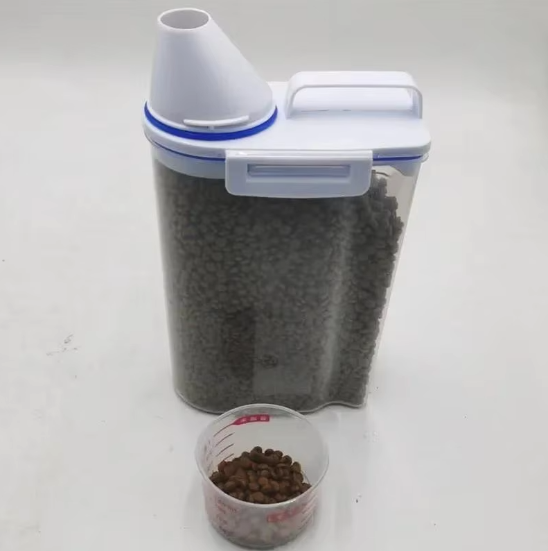 Distributeur Alimentaire pour Animaux de Compagnie avec Gobelet Gradué