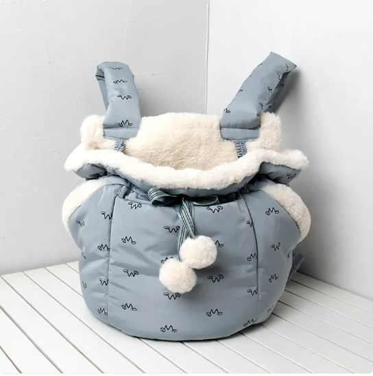 Sac Douillet Pour Lit De Chat - Chaud Et Confortable Avec Doublure En Polaire