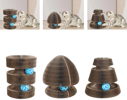 Jouets à Griffer pour Chats Tours - avec Balle Interactive pour S' Amuser à Griffer dans Différents Styles