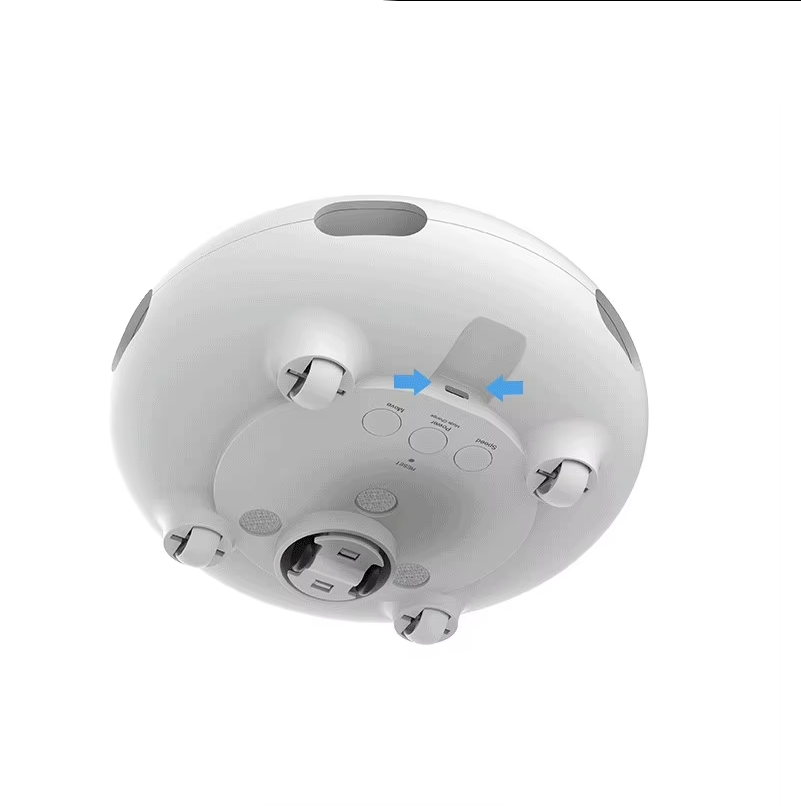 Jouet Interactif pour Chats avec Lumières Led et Plume de Queue