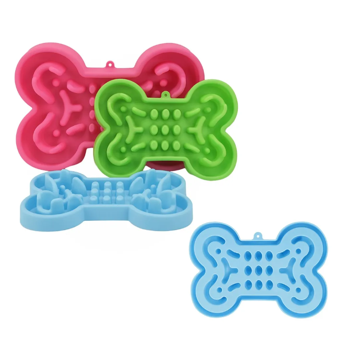 Slow Feed - Gamelle pour Chien en Forme D' Os