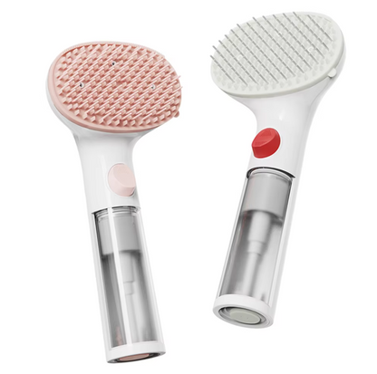 Brosse À Mousse Sèche Pour Animaux Domestiques Avec Distributeur De Nettoyage Intégré