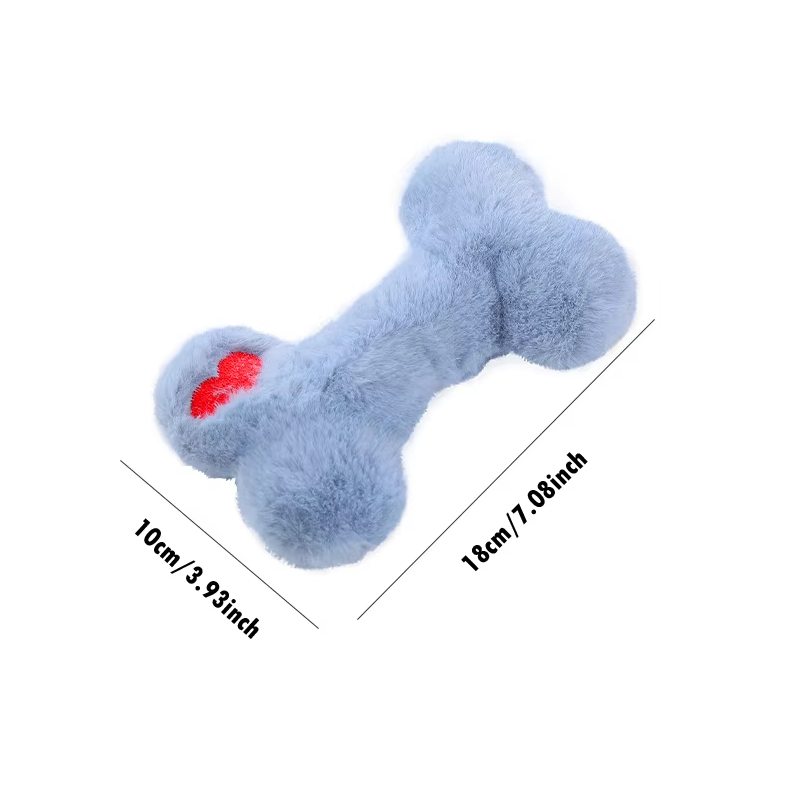 Articles à Mâcher en Peluche pour Chiens - Jouets de Dentition Mous avec Couineur