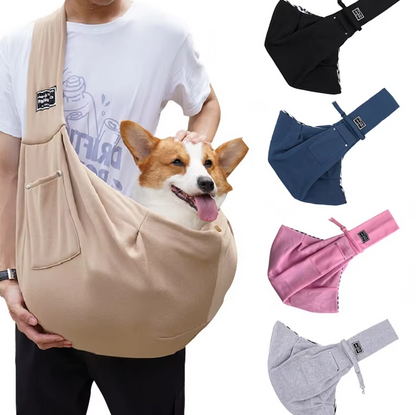Sac de Transport pour Chien Sac à Bandoulière - Sac de Transport Confortable et Élégant pour Animaux Domestiques , pour Petits Chiens et Chats