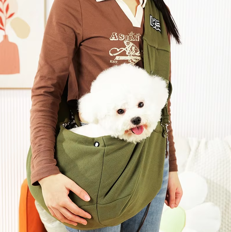 Sac de Transport pour Chien Sac à Bandoulière - Sac de Transport Confortable et Élégant pour Animaux Domestiques , pour Petits Chiens et Chats