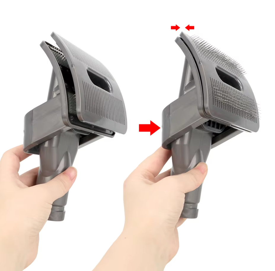 Brosse pour Poils D' Animaux - Accessoire pour Aspirateur pour le Soin des Animaux Domestiques et le Nettoyage du Pelage