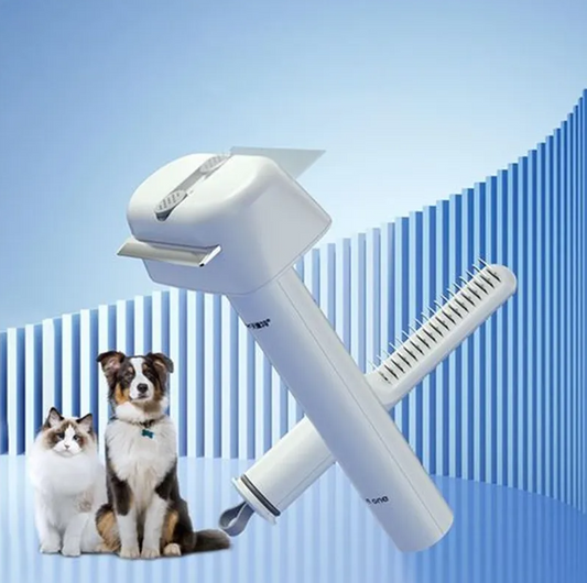 Brosse 2 en 1 pour Animaux de Compagnie avec Tondeuse pour un Toilettage Efficace