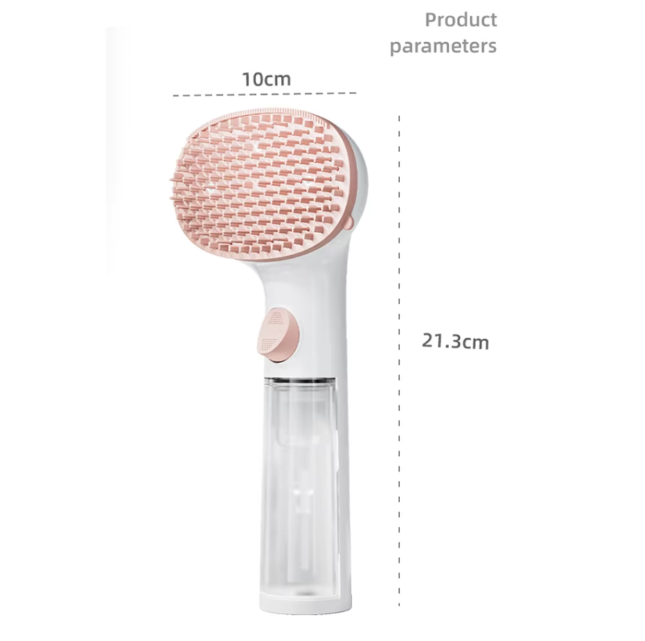 Brosse À Mousse Sèche Pour Animaux Domestiques Avec Distributeur De Nettoyage Intégré