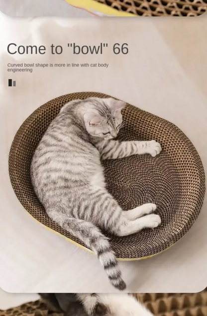 Plateau pour Chats Résistant aux Griffes - Tapis Grattoir Robuste avec Grande Zone de Confort