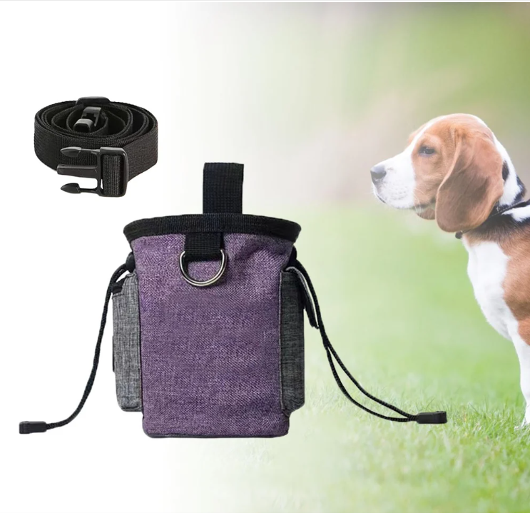 Sac Pour Chien Avec Écuelle Pliable - Sac Portable Pour Les Snacks Et Les Accessoires