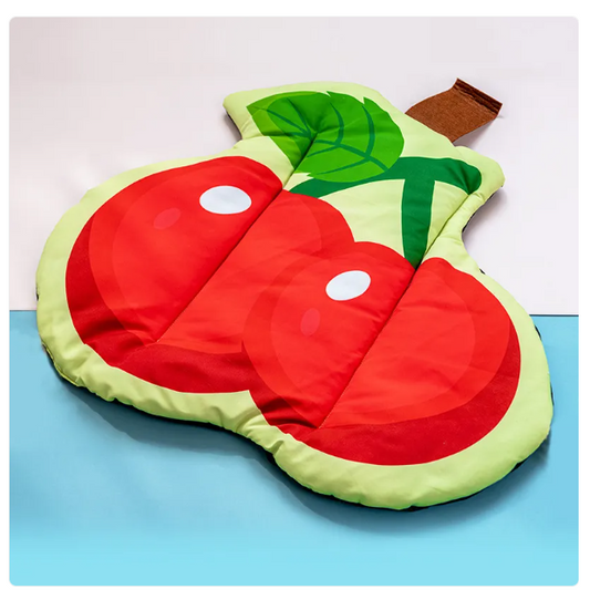 Matelas Rafraîchissant pour Animaux de Compagnie au Design de Glace aux Fruits pour Chats et Chiens