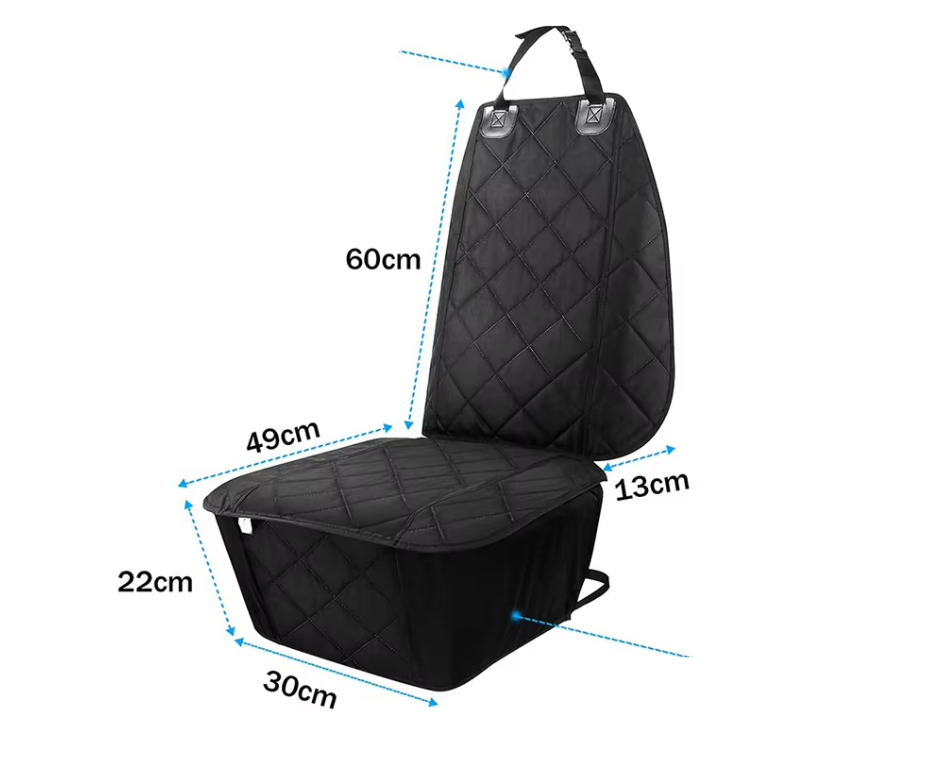 Protection de Siège avant Imperméable pour Chiens - Couverture de Siège de Voiture Antidérapante avec Protection contre les Éraflures