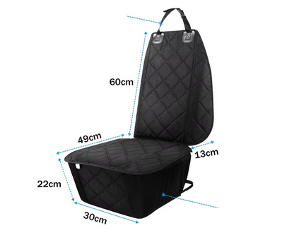 Protection de Siège avant Imperméable pour Chiens - Couverture de Siège de Voiture Antidérapante avec Protection contre les Éraflures