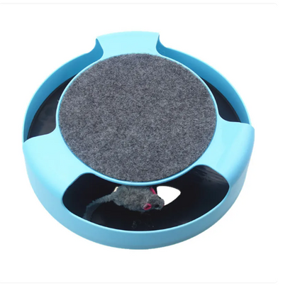 Jouets Interactifs pour Chats avec Souris - Jouet avec Souris Mobile pour Chats