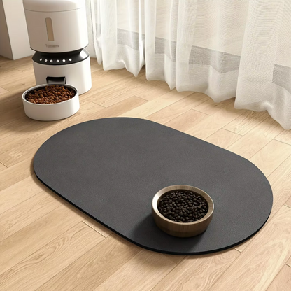Nourriture en Silicone pour Animaux Domestiques - Tapis Étanche et Antidérapant pour Chiens et Chats