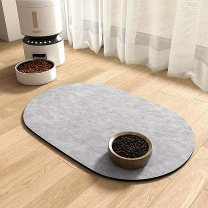Nourriture en Silicone pour Animaux Domestiques - Tapis Étanche et Antidérapant pour Chiens et Chats