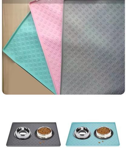 Matelas D' Alimentation avec des Coupelles en Acier Inoxydable pour Animaux Domestiques