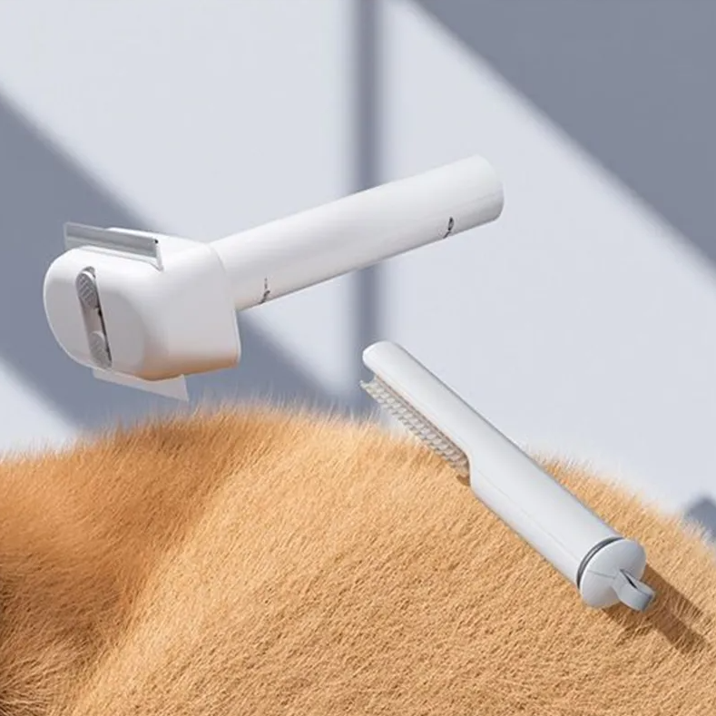 Brosse 2 en 1 pour Animaux de Compagnie avec Tondeuse pour un Toilettage Efficace