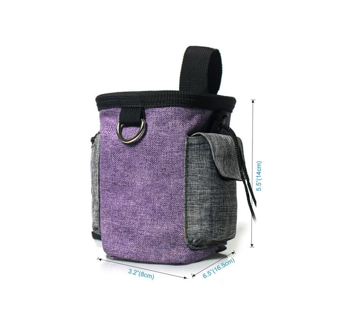 Sac Pour Chien Avec Écuelle Pliable - Sac Portable Pour Les Snacks Et Les Accessoires