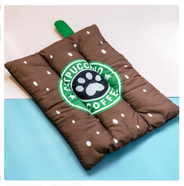 Matelas Rafraîchissant pour Animaux de Compagnie au Design de Glace aux Fruits pour Chats et Chiens