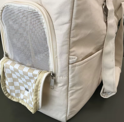 Sac de Transport Élégant pour Petits Chiens - Sac de Transport Confortable et Respirant pour Animaux Domestiques