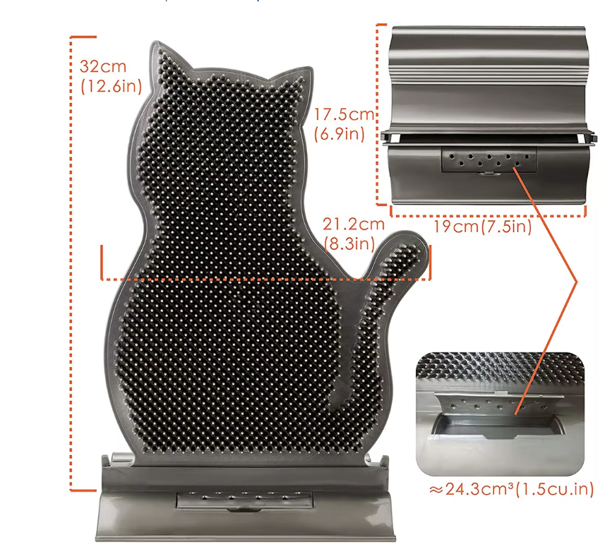 Porte-serviettes en Silicone en Forme de Chat avec Fonction Antidérapante